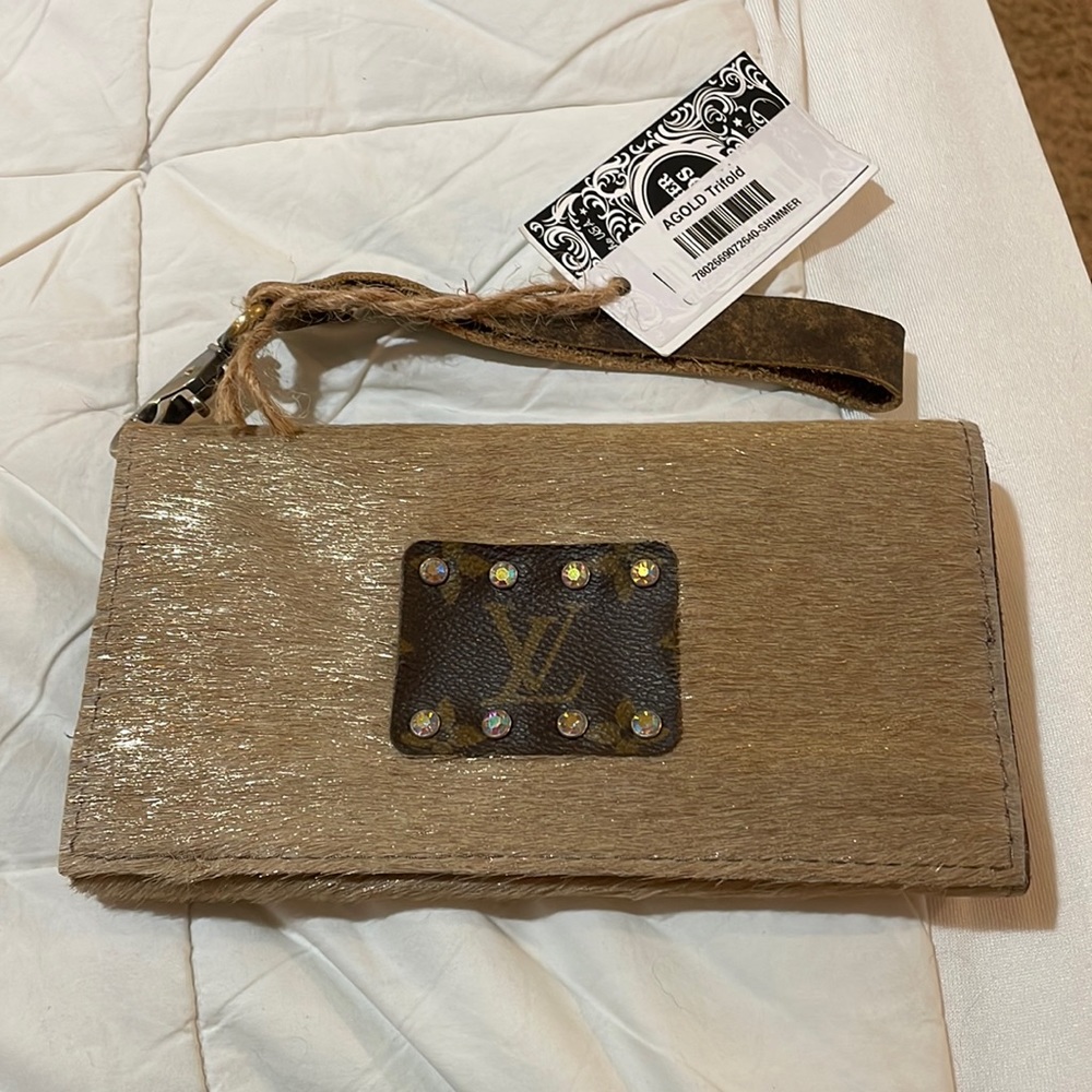 Keep It Gypsy upcycled LV wallet